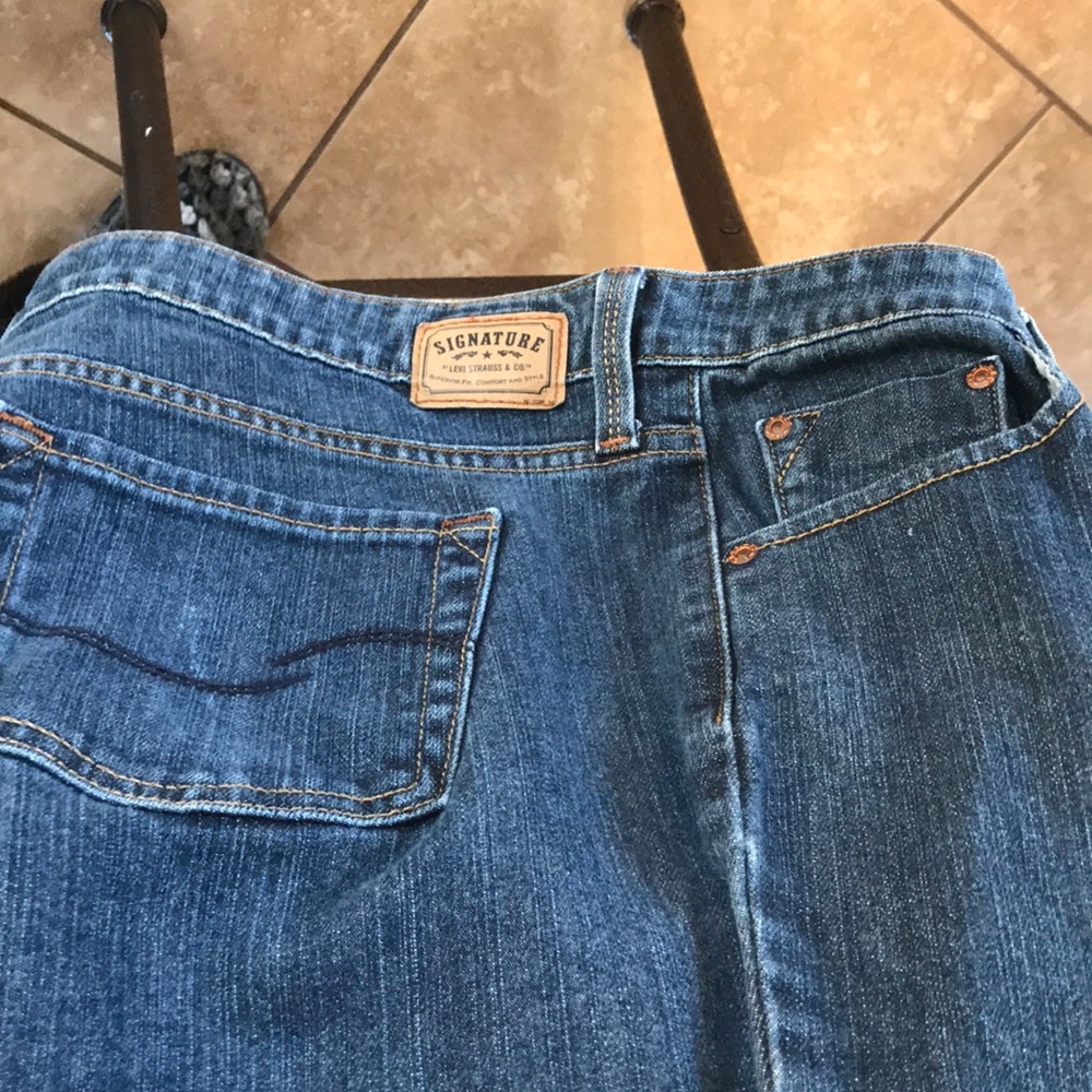 Misses 14 long Signature Low rise boot cut Jeans